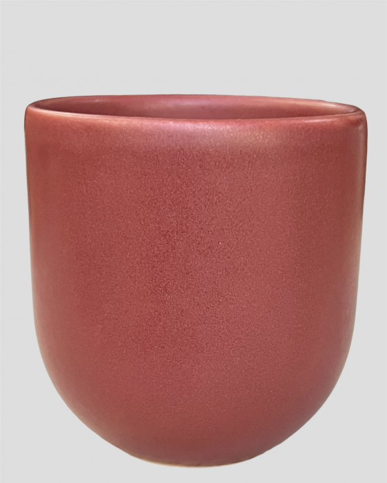 Pahar Cafea Ceramica Novum (Rosu Grena-Mat, 250ml) Gresie Glazuratã Manual [7]