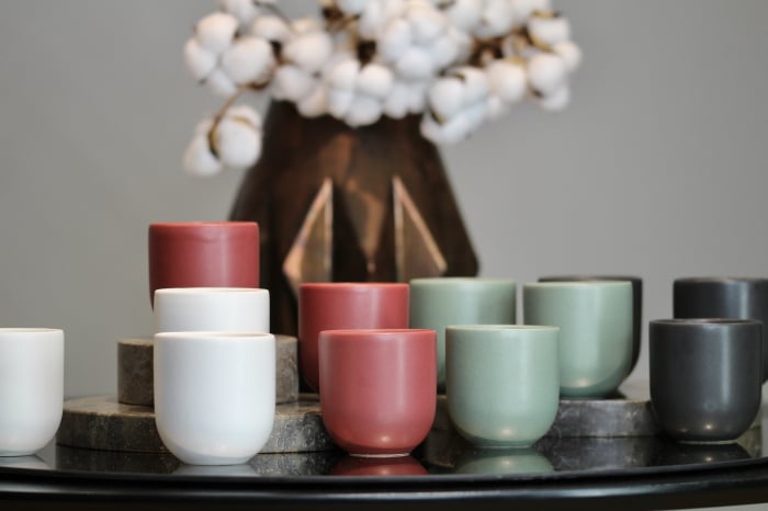 Pahar Ceramica Senso Novum (Verde Menta Pudrat-Mat, 250ml) Gresie Glazuratã Manual [11]