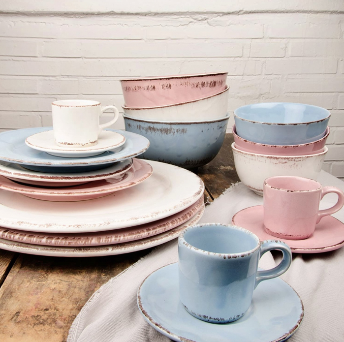Set 6 Farfurii Glaze Alb-Lapte 22cm [9]