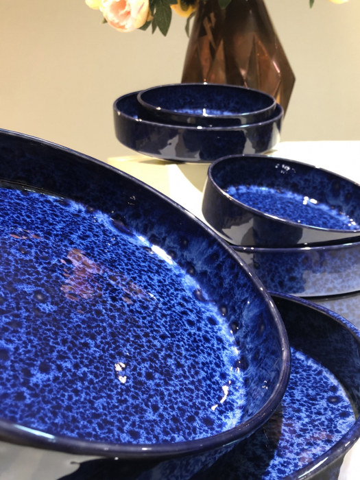 Platou Salatierã Infinity Blue (Mare 25cm) [5]