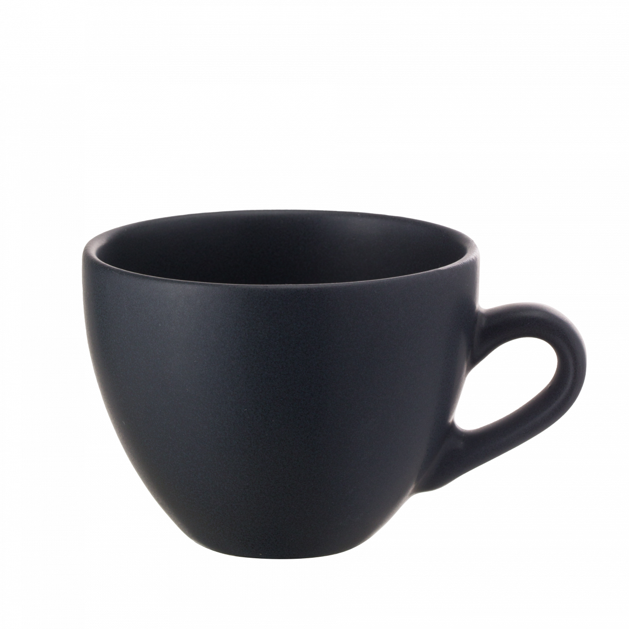 Set 200 Cesti + 200 Farfurii Cafea Vulcano (100 Cescã Espresso 70ml, 100 Ceașcă Cappuccino 200ml, 200 Farfurii ) Negru Mat Carbon [9]