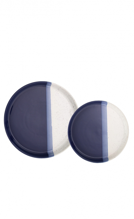 Set 2 Farfurii Artizan Albastru Arhitect ( 1 Farfurie 25 cm 1 Farfurie 20 cm ) [8]