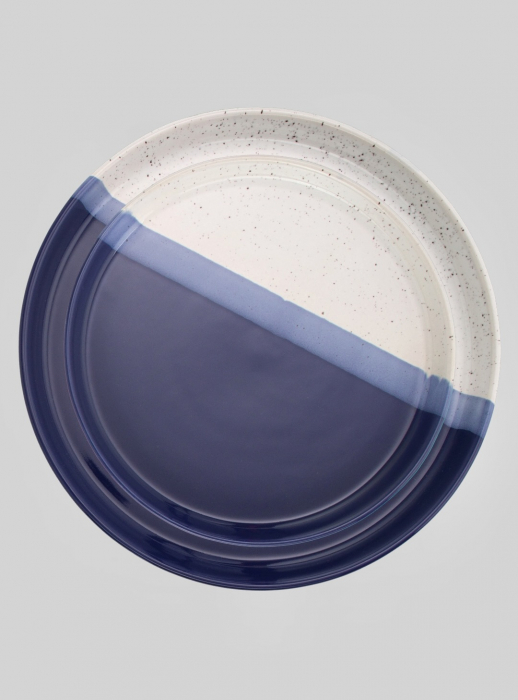 Set 2 Farfurii Artizan Albastru Arhitect ( 1 Farfurie 25 cm 1 Farfurie 20 cm ) [6]