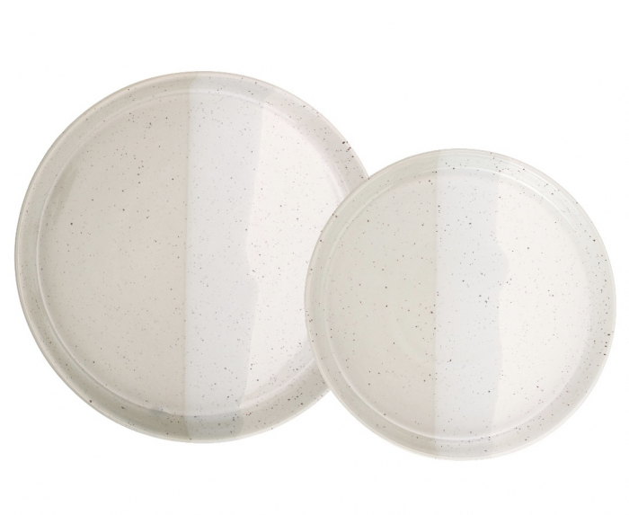 Set 2 Farfurii Artizan GRI Arhitect ( 1 Farfurie 25 cm 1 Farfurie 20 cm ) [10]