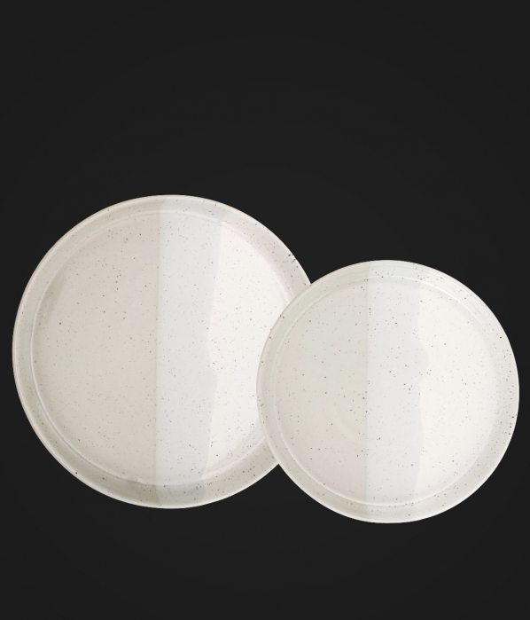 Set 2 Farfurii Artizan GRI Arhitect ( 1 Farfurie 25 cm 1 Farfurie 20 cm ) [8]