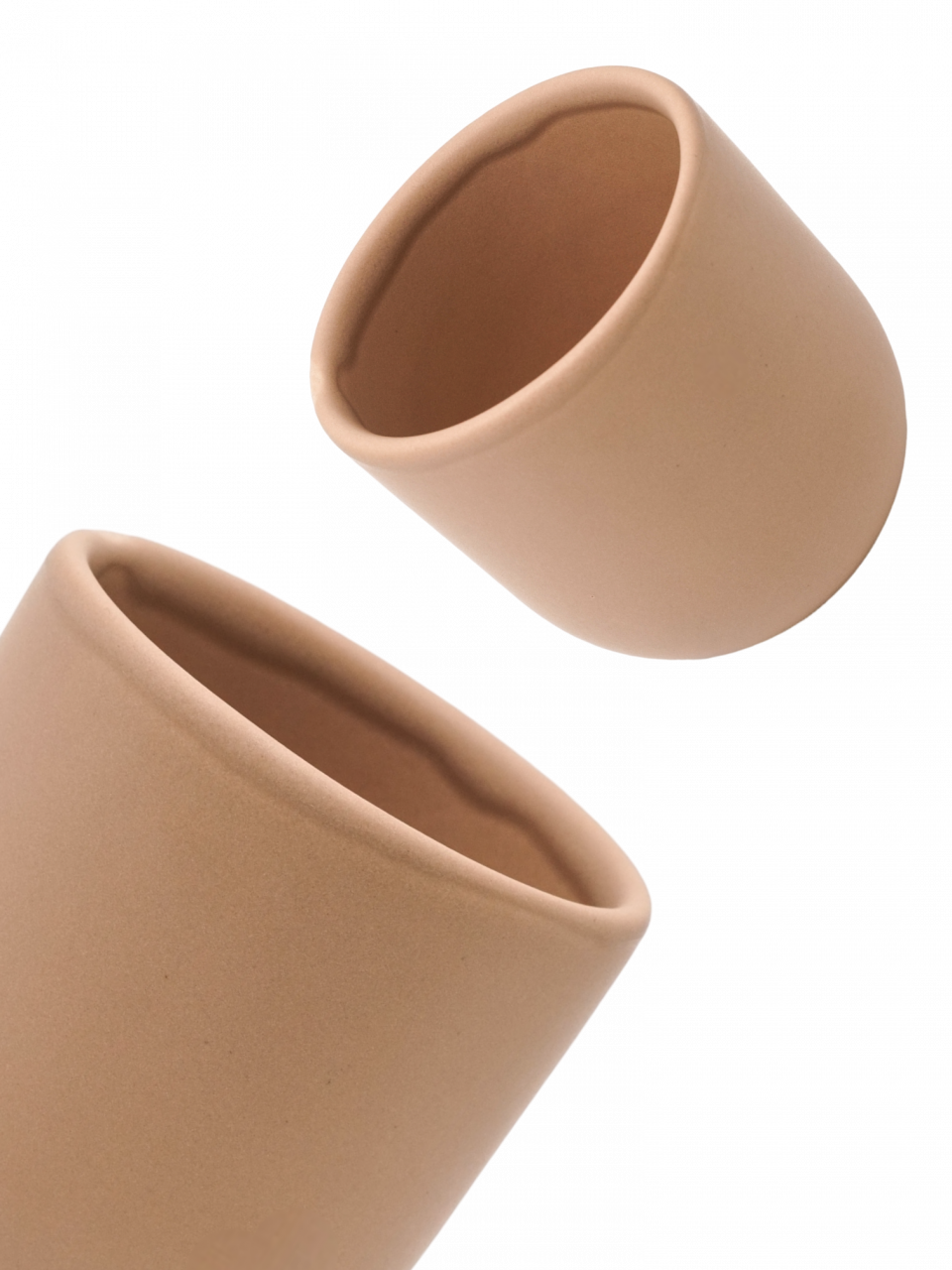Set 2 Pahare Cafea 80ml+250ml Novum Bej Deschis Margo [2]