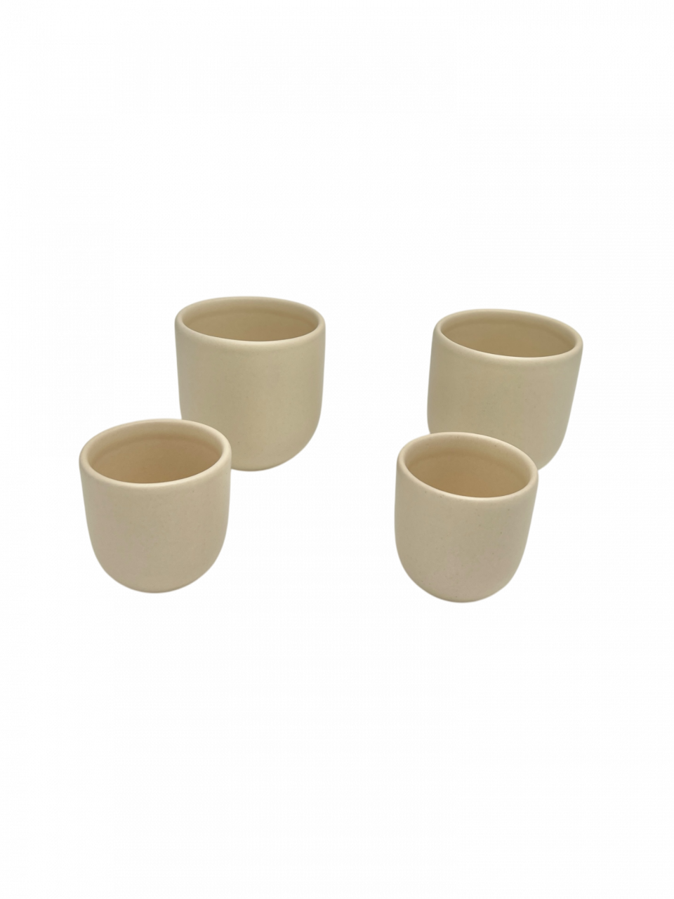Set 2 Pahare Cafea Novum Margo Vanilie (1 pahar 80ml, 1 pahar 250ml) [2]