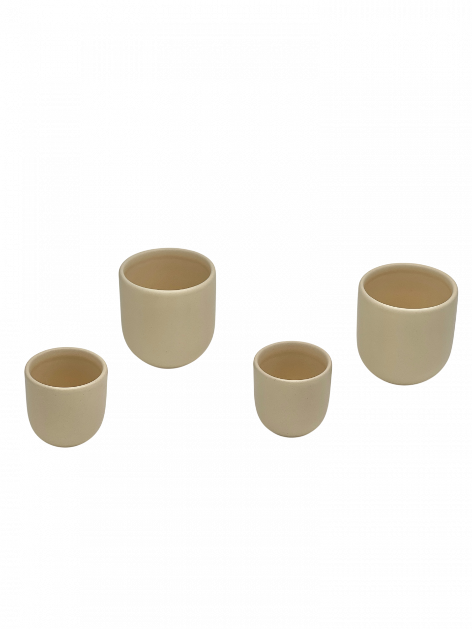 Set 2 Pahare Cafea Novum Margo Vanilie (1 pahar 80ml, 1 pahar 250ml) [5]