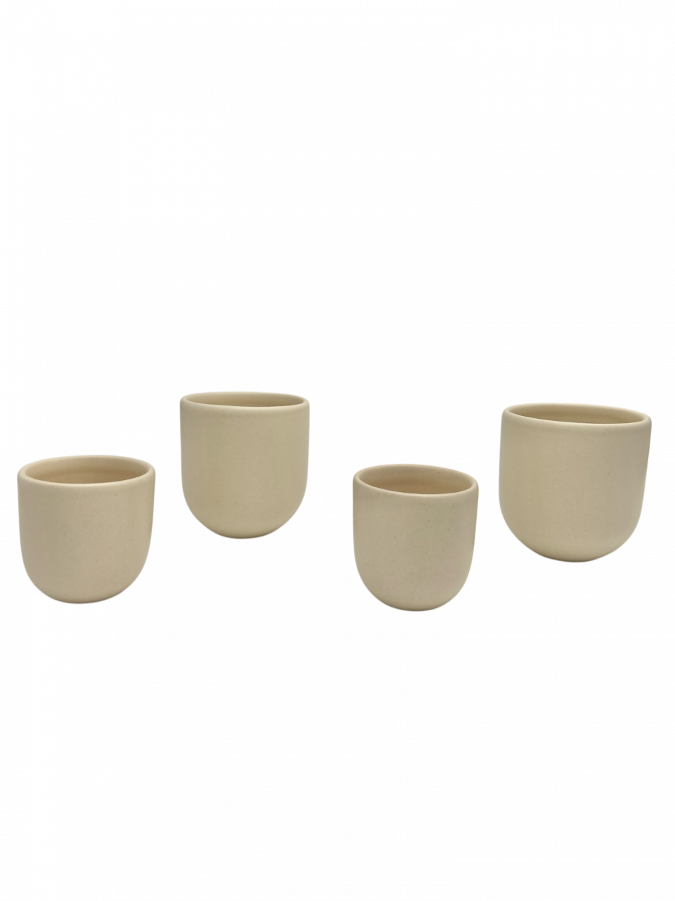 Set 2 Pahare Cafea Novum Margo Vanilie (1 pahar 80ml, 1 pahar 250ml) [6]