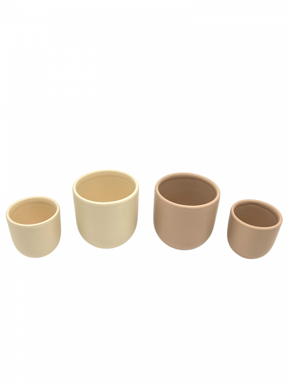 Set 4 Pahare Cafea Novum Margo Vanilie (2 pahare 80ml, 2 pahare 250ml) [6]