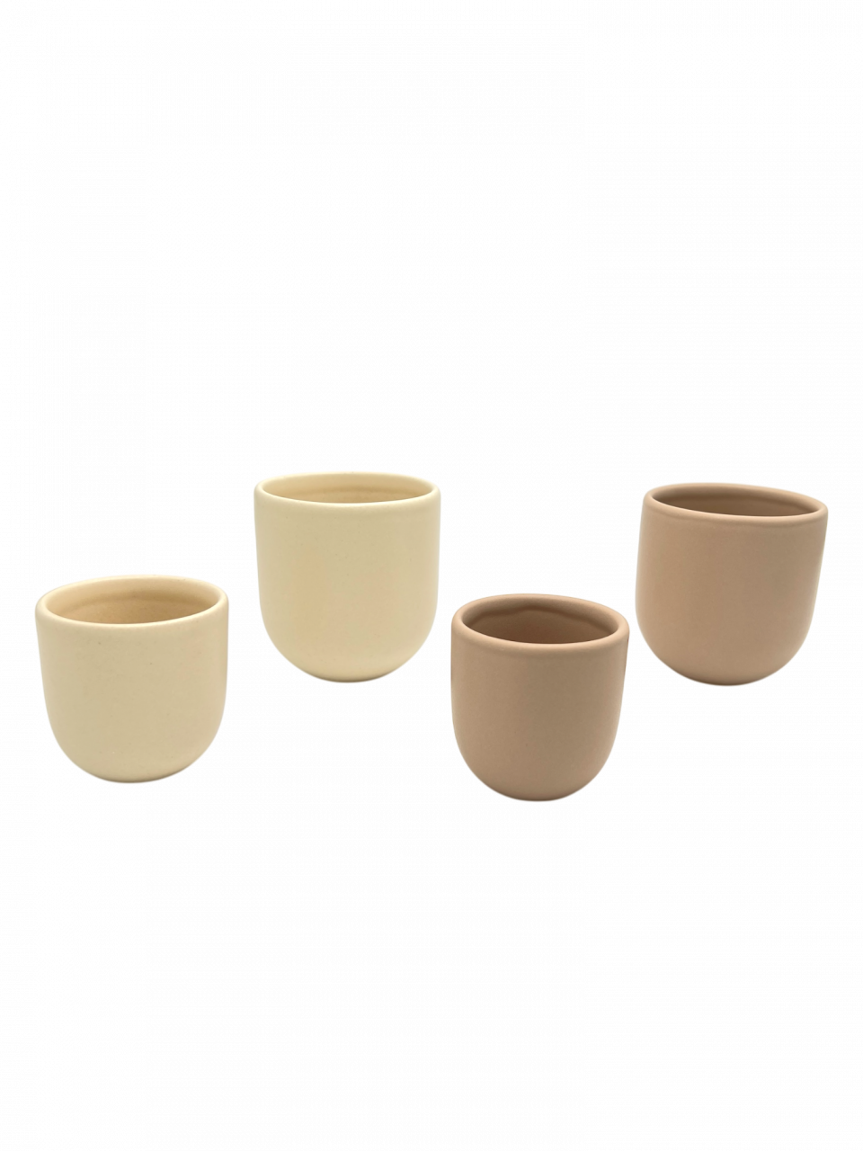 Set 4 Pahare Cafea Novum Margo Vanilie (2 pahare 80ml, 2 pahare 250ml) [3]