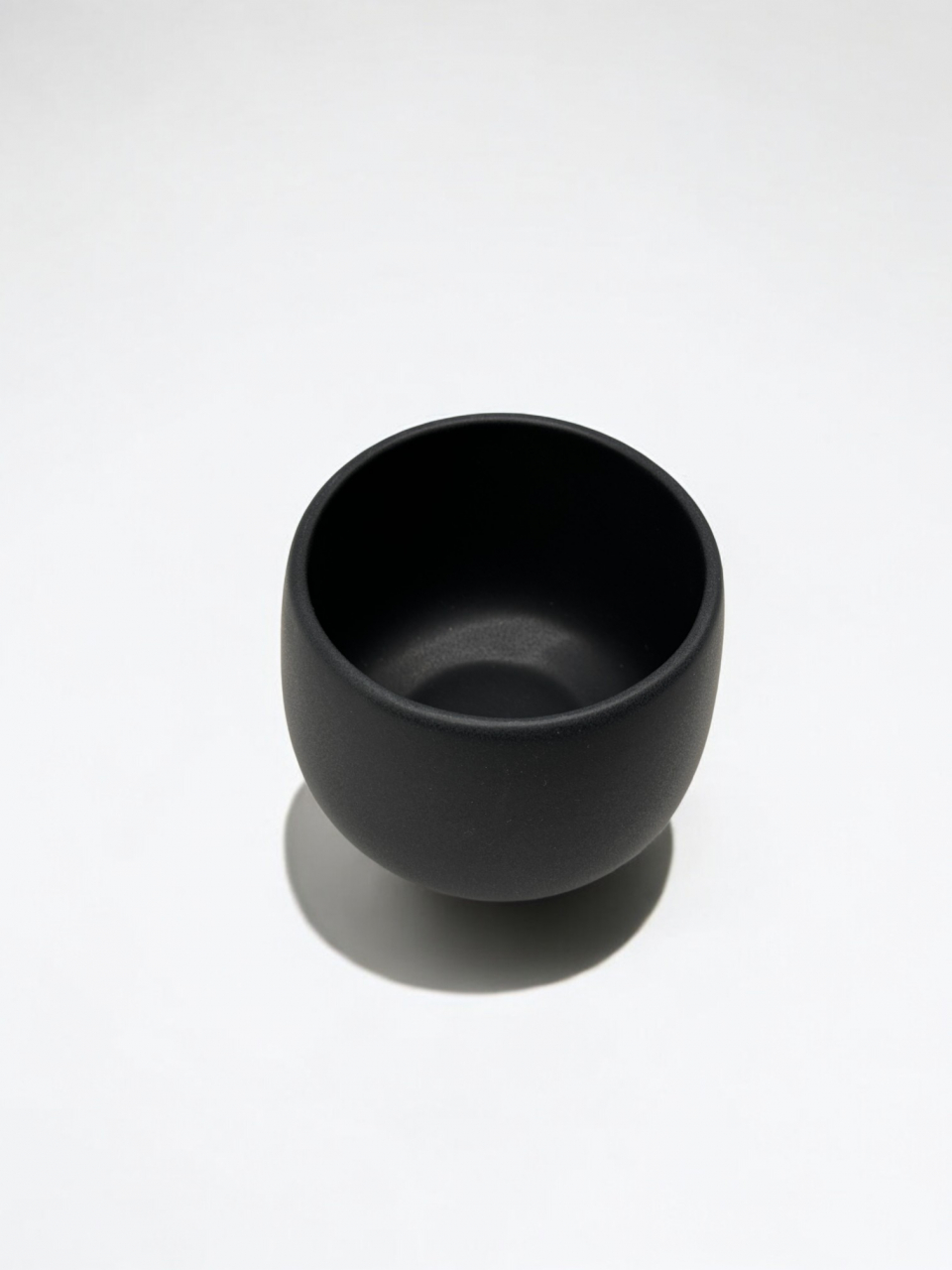 Set 2 Pahare Cafea NOVUM Vulcano Cappucino (Negru Carbon Mat 330ml) Flat White, Latte, Cappucino [7]