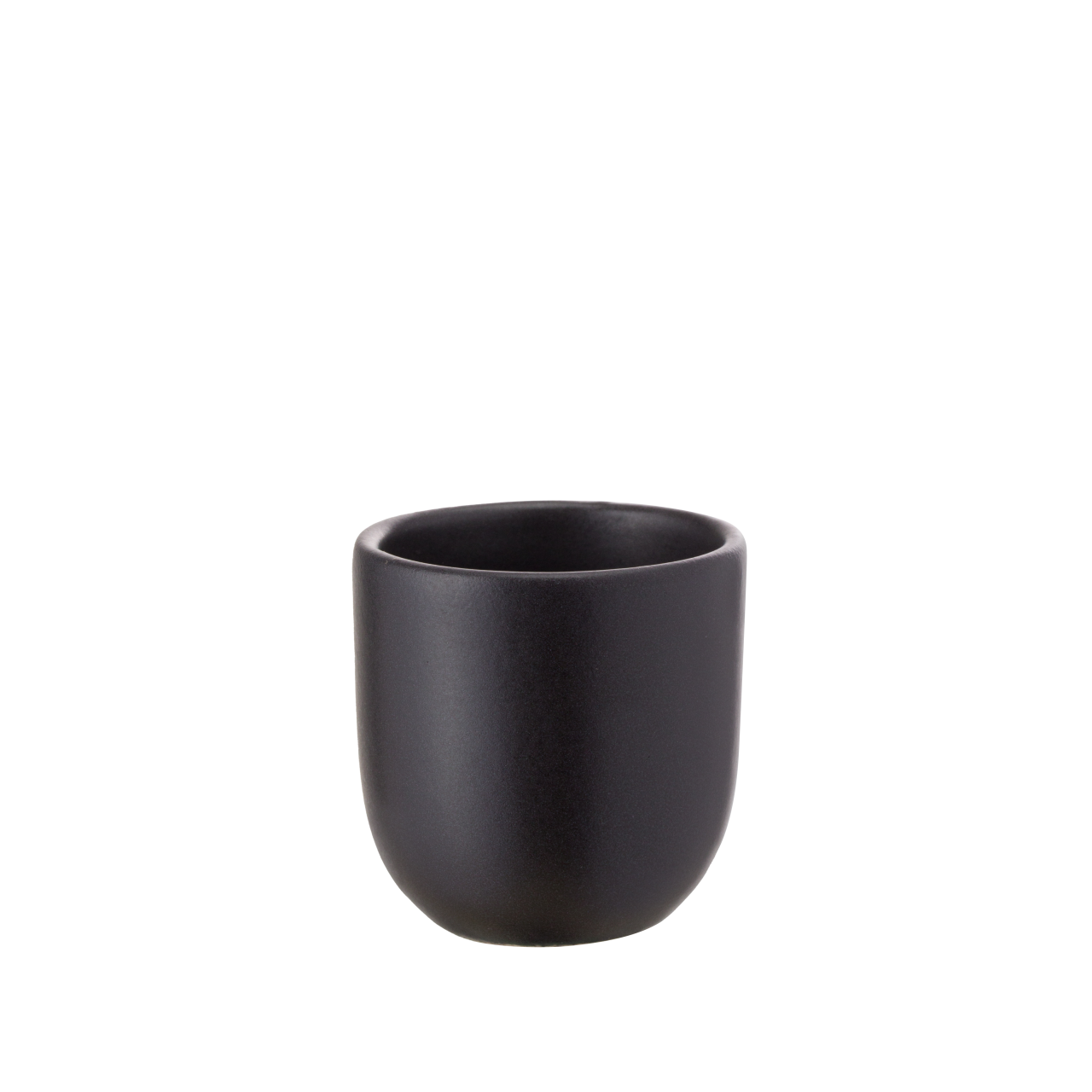 SET 2 PAHARE CAFEA VULCANO NEGRU CARBON MAT (1 PAHAR 250ML, 1 PAHAR 75ML) [8]