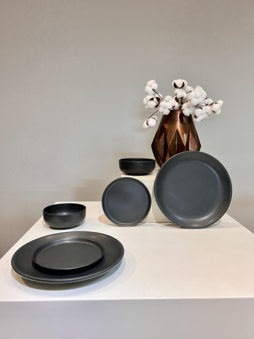 Set 2 Piese Vulcano DUO Lucios (Platou 29cm+Farfurie Lucioasa 20cm) [3]