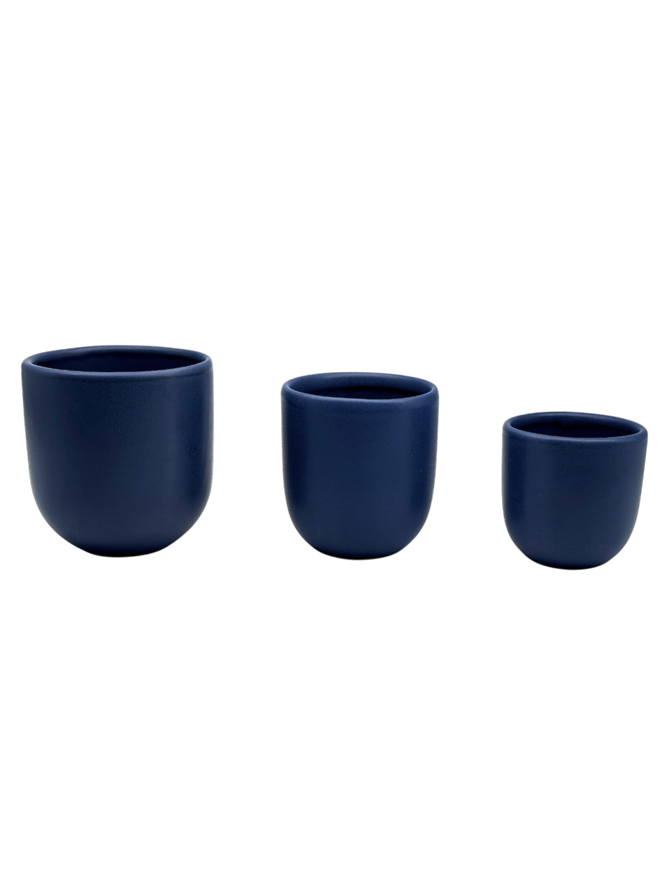 Set 3 Pahare Cafea NOVUM Velaris Negru Cerneala Indigo Ceramică Negru Indigo [2]
