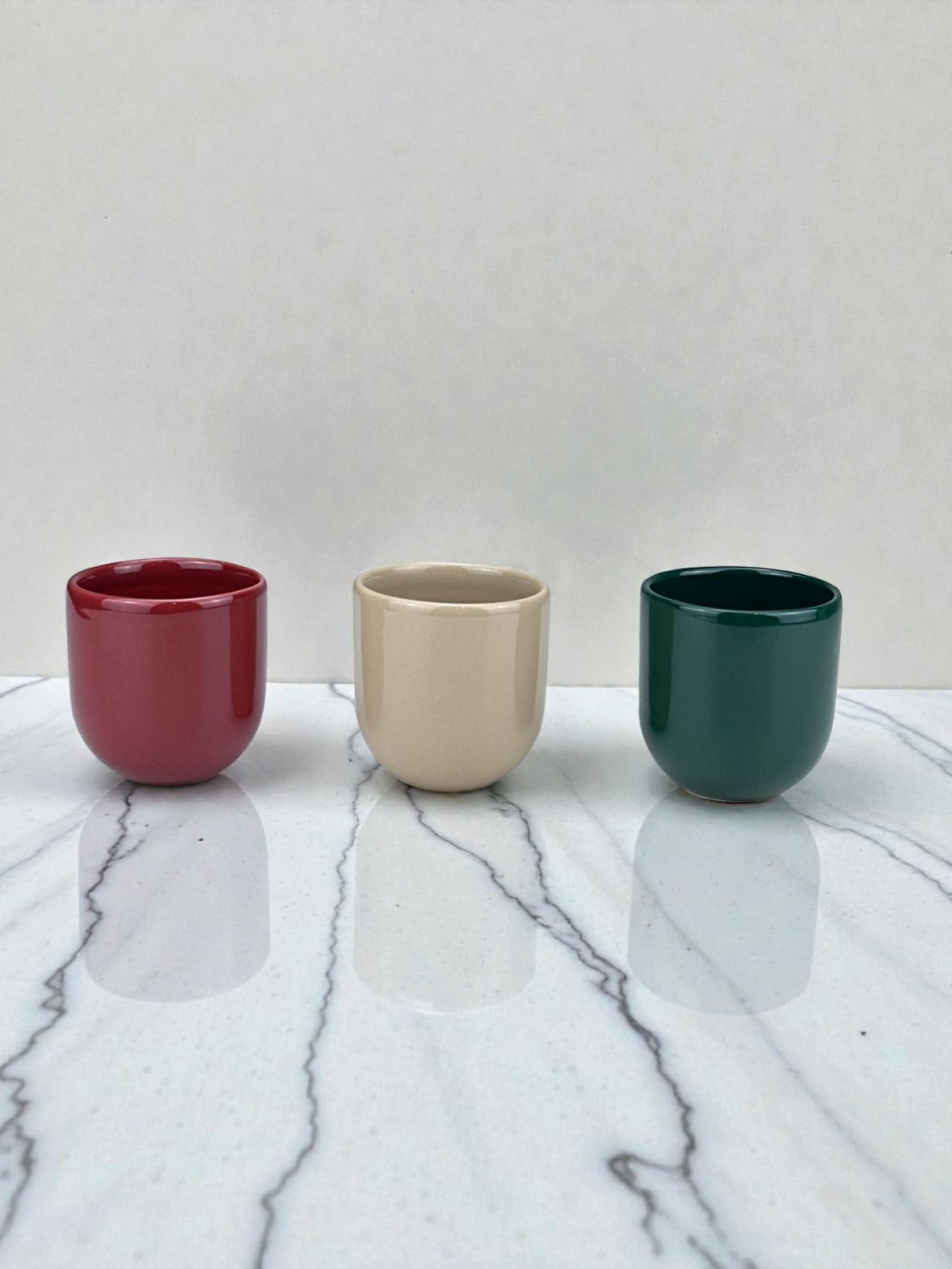 Set 3 Pahare Craciun, Novum, 250ml, Gresie Ceramică Glazurată Manual [3]