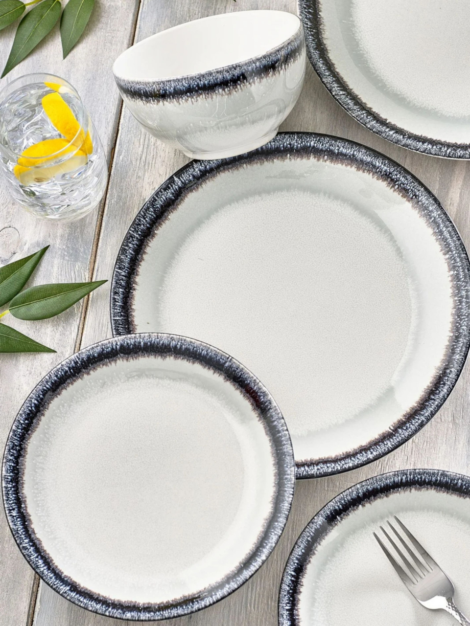 Set 3 Piese Antalis Grey (farfurie Mare, farfurie mica, bol), la comandă, 50 de seturi [3]