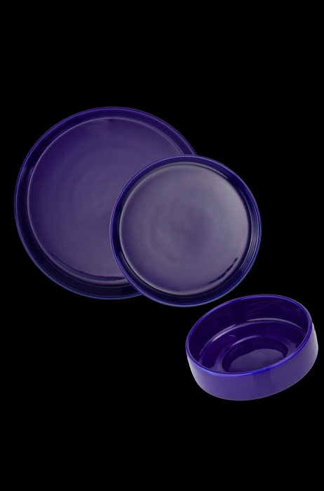 Set 3 Piese Arhitect Cobalt ( Farfurie 25 cm, Farfurie 20 cm, Bol 15 cm 400 ml ) [3]