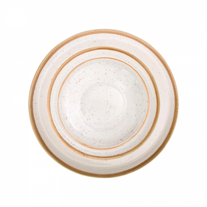 Set 18 Piese Farfurii Sand Dune ( Farfurie 25 cm, Farfurie 20 cm, Bol 15 cm 400 ml ) [2]