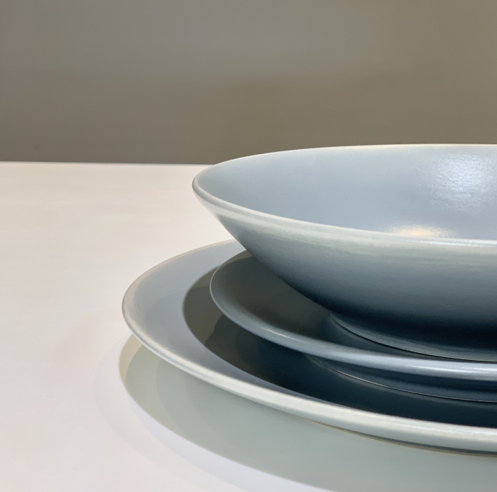 Set 3 Piese Tognana Gri  ( Farfurie Mare, Farfurie Mica, Bol ) [4]