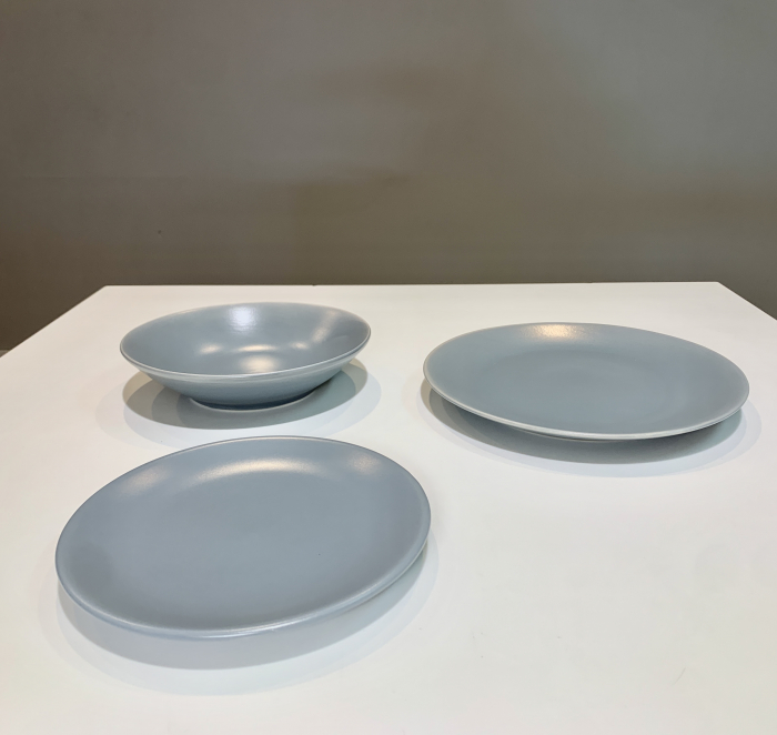 Set 3 Piese Tognana Gri  ( Farfurie Mare, Farfurie Mica, Bol ) [10]