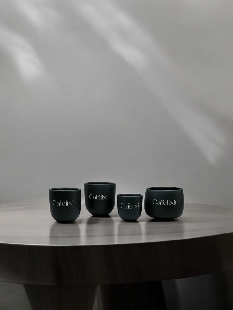 Set 30 Cesti Cafea tip Pahare NOVUM Gresie Glazurata, Diferite Marimi si Culori de Glazuri [2]