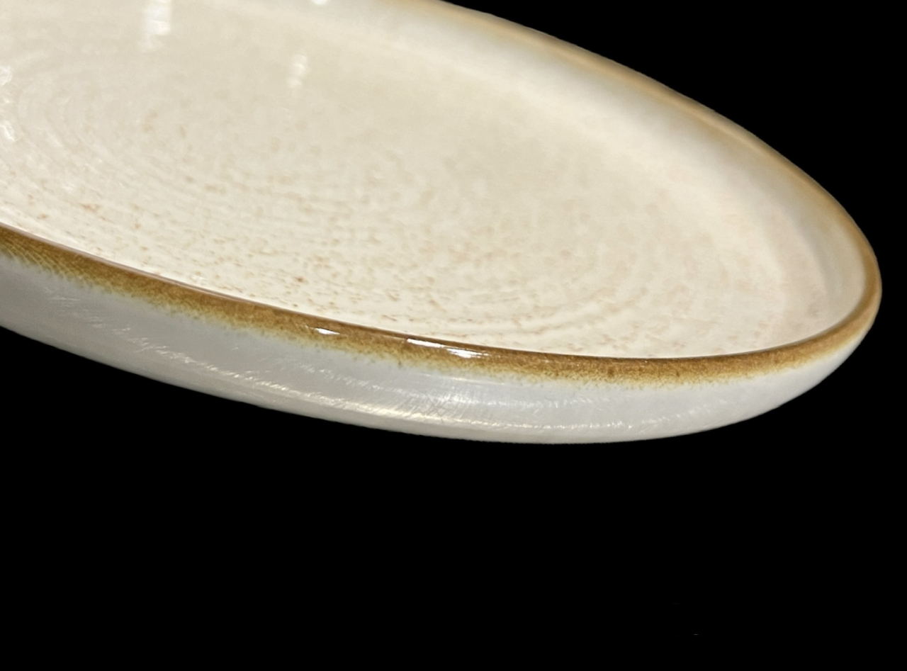 Set 4 Farfurii Desert Nordic Crem 20 cm [8]