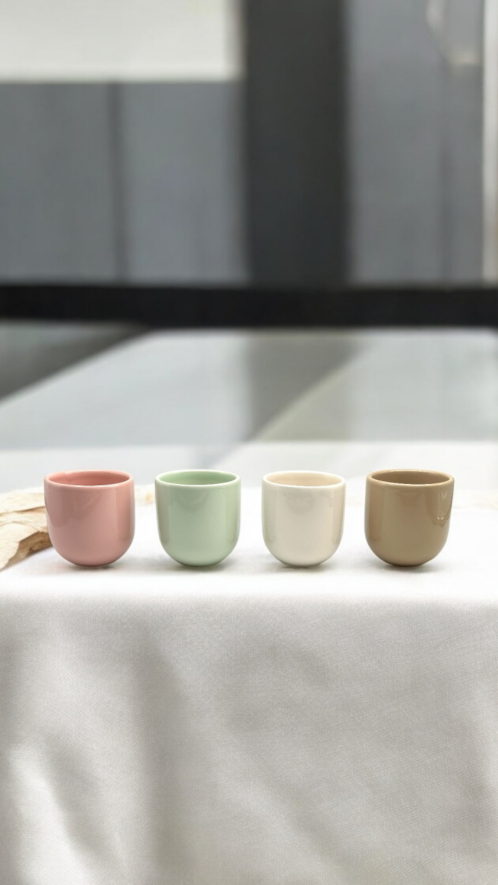 Set 4 Pahare Cafea Ceramicã NOVUM Springtime 250ml [2]