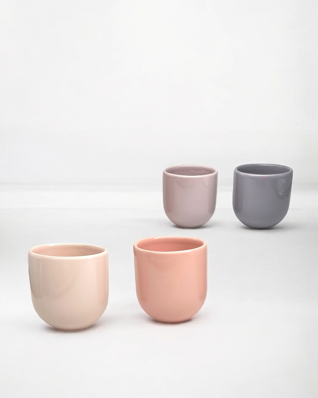SET 4 PAHARE CAFEA CERAMICÃ NOVUM SPRINGTIME PASTEL 250ML [5]