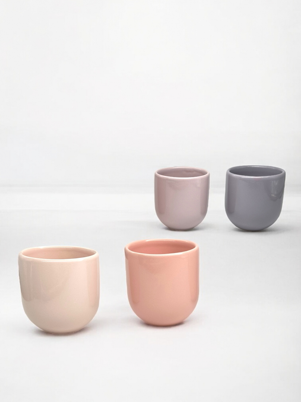 SET 4 PAHARE CAFEA CERAMICÃ NOVUM SPRINGTIME PASTEL 250ML [7]