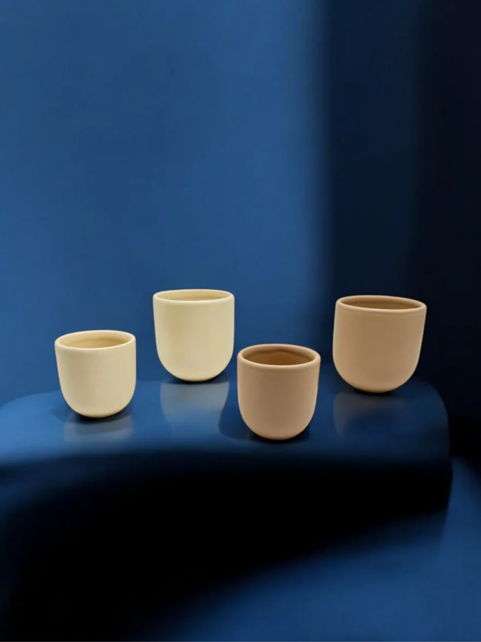 Set 4 Pahare Cafea Novum Margo Vanilie (2 pahare 80ml, 2 pahare 250ml) [3]