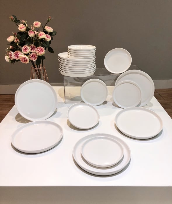 Set 4 Farfurii Casablanca (2F+2F Alb) [8]