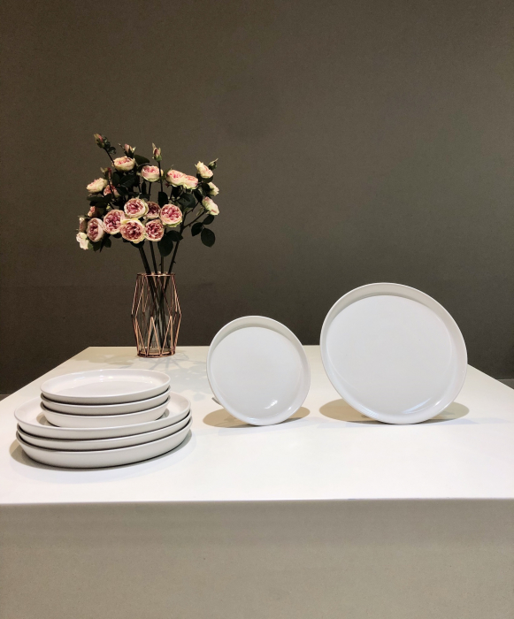 Set 4 Farfurii Casablanca (2F+2F Alb) [10]
