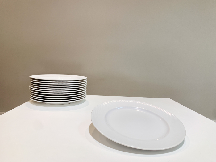 Set 6 Farfurii Mari Întinse Soleil Alb ( 27 cm diametru) [7]