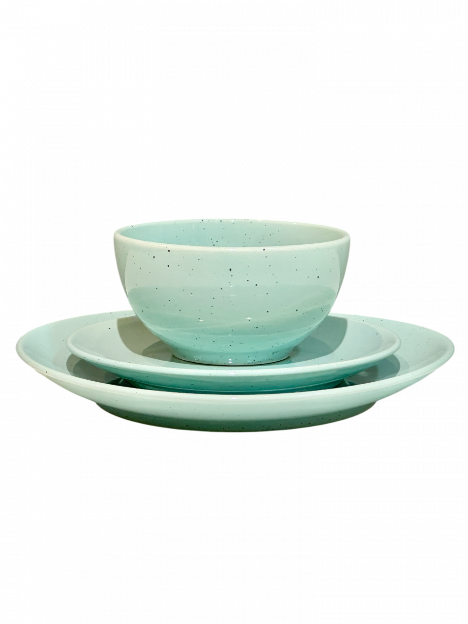 Set Farfurii 3 piese Mineral Aquamarine ( 1 Farfurie 26cm, 1 Farfurie 20cm, 1 Bol 480ml) [2]