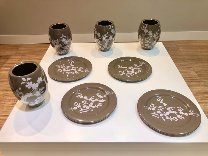 12 Seturi de Set Vazã + Platou Flora (Maro Olive) - Copie [6]