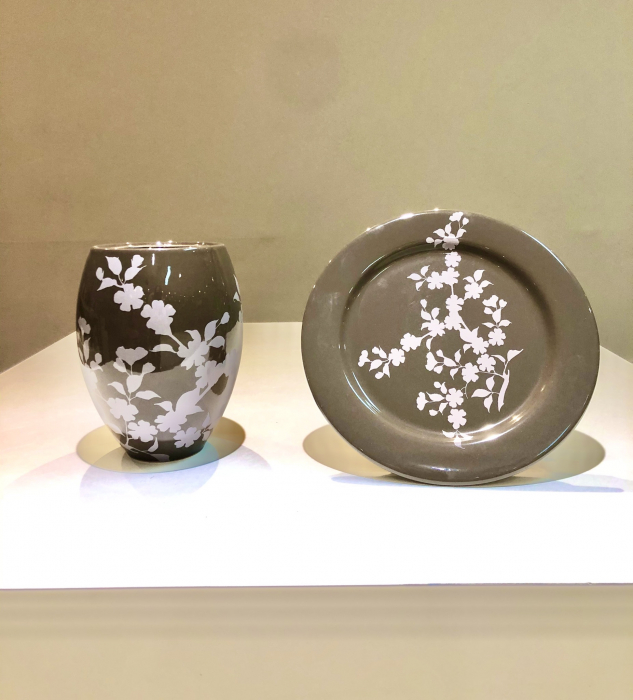 12 Seturi de Set Vazã + Platou Flora (Maro Olive) - Copie [2]