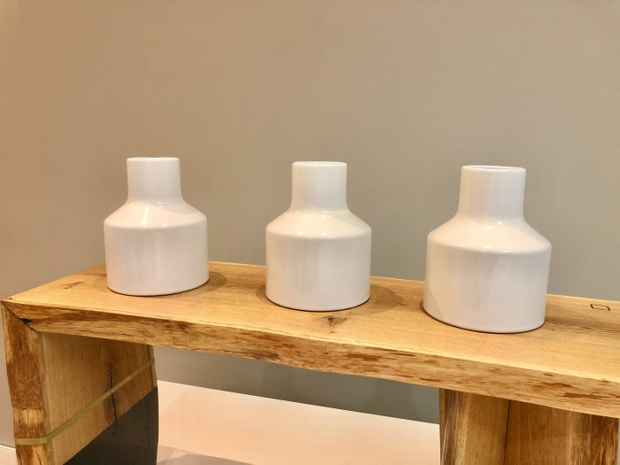 Vazã Medie Sakura  Alb (Japan design handmade) [2]