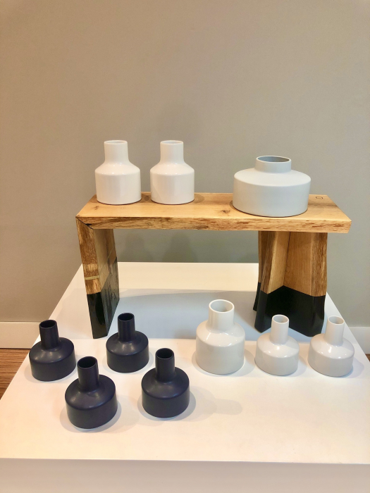 Vazã Medie Sakura  Alb (Japan design handmade) [5]