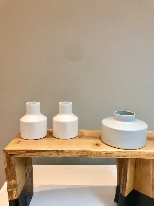 Vazã Medie Sakura  Alb (Japan design handmade) [8]