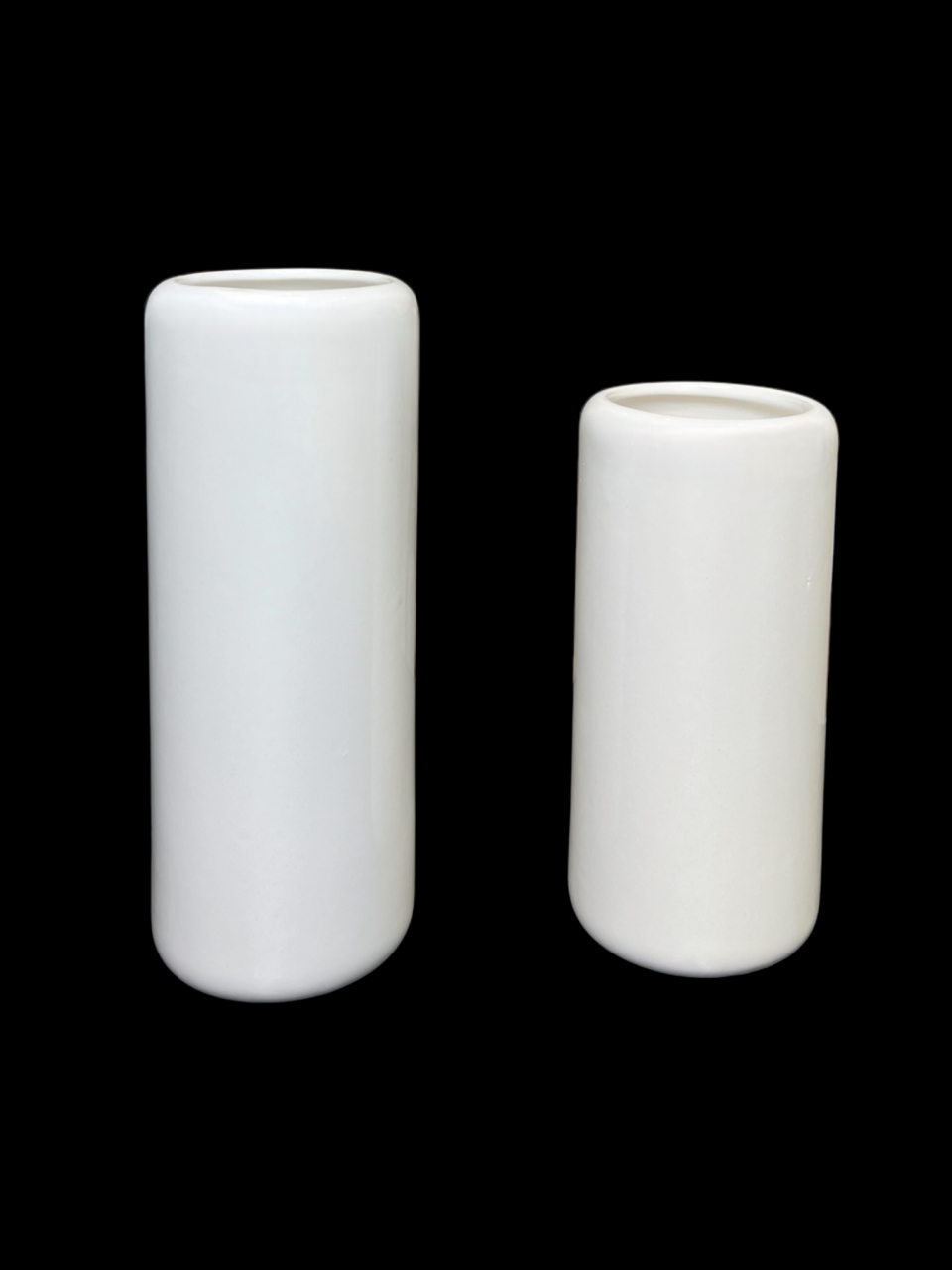 Set 2 Vaze Mari  Flori Nobel Alb Casablanca (1 Vaza 28cm + 1 Vaza 23cm) [2]