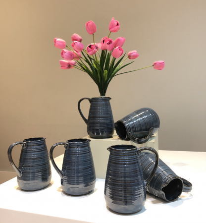 Vazã tip Canã Villa Roma (Albastru Vintage) [0]