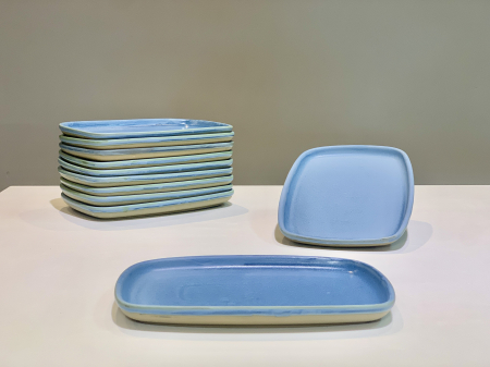 Platou Heritage Albastru Servire (Lungime 22,5cm, Latime 15,5cm) [2]