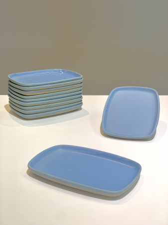 Platou Heritage Albastru Servire (Lungime 22,5cm, Latime 15,5cm) [1]