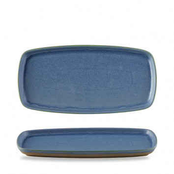 Platou Heritage Albastru Servire 30cm [4]