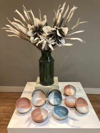 Bol Ceramicã Summer (Albastru-Alb) [1]