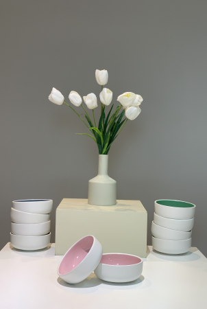 Bol COLORAT Roz (Alb Perlat exterior Roz interior) [0]