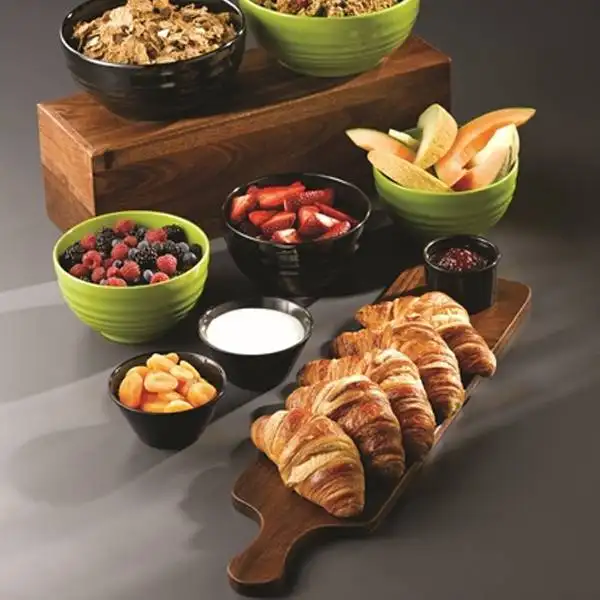 Bol Mare Heritage Negru Metalizat Perlat 21cm  (glazurat)(termorezistent) [1]