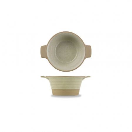 Bol Mare Heritage Bej-Stone cu manere  (400ml) 14cm diametru [0]