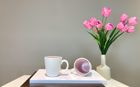 Cană Ceramică LOVE White 400 ml [3]